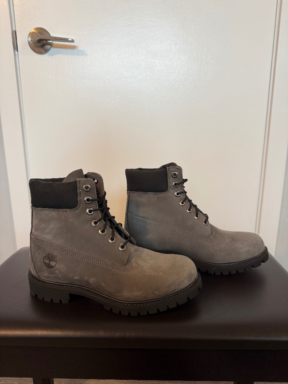 TIMBERLAND Premium 6 Inch Waterproof Boot Grey Mens Size 8.5